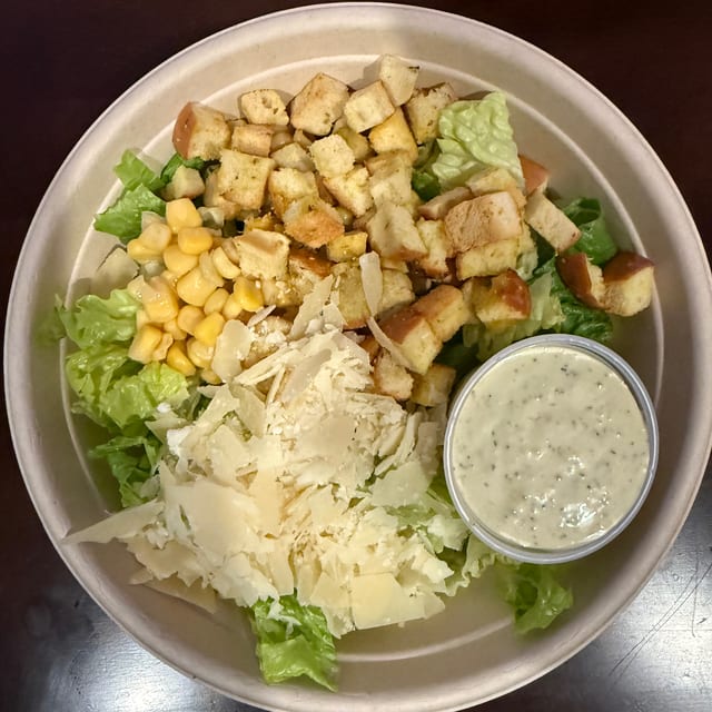 Corn Caesar Salad.