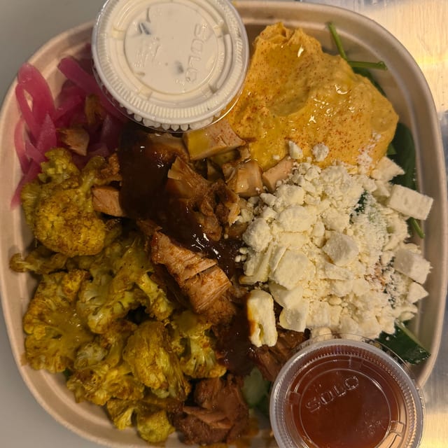 Hummus Chirashi Bowl.