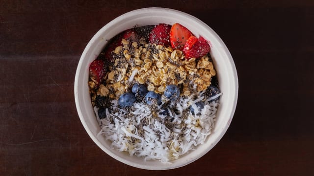 Almond Butter Acai Bowl.