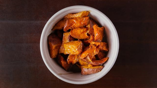 Roasted Sweet Potato.