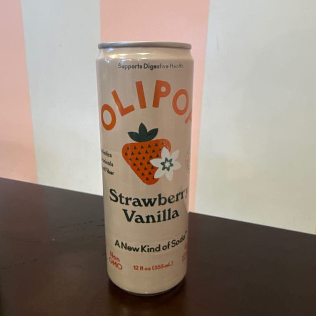 Olipop strawberry Vanilla.