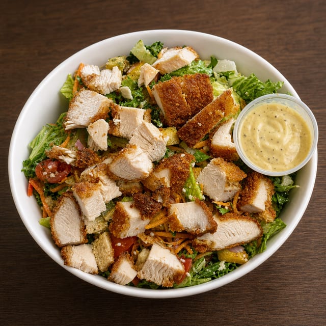 Zaca Crispy Chicken Salad.