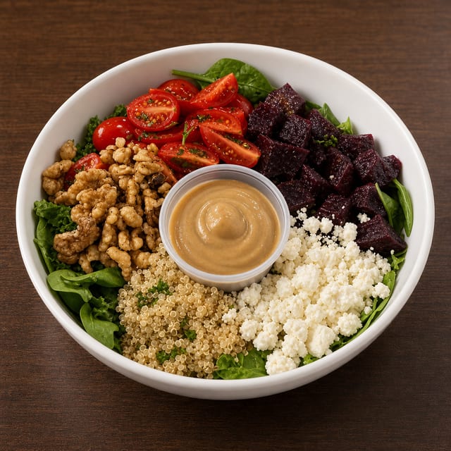 Beet & Goat Cheese Salad.