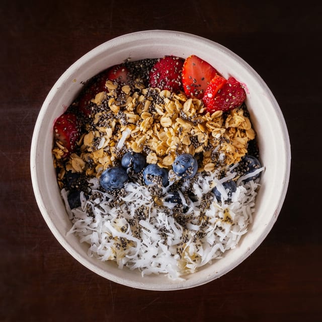 Almond Butter Acai Bowl.