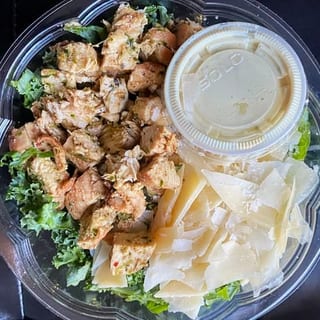 Kale Chicken Caesar Salad